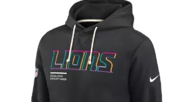 Black Detroit Lions 2025 Crucial Catch Hoodie in How to Choose the Right Size NFL Jersey (Nike Edition)