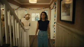 Rachel Comey Raya Skirt worn by Sylvia (Rose Byrne) as seen in Platonic (S02E10)