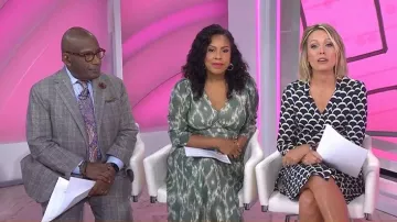 Ba&Sh Matsa Dress worn by Sheinelle Jones as seen in Today on October 2, 2025