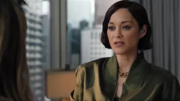David Yurman Carlyle Necklace worn by Celine Dumont (Marion Cotillard) as seen in The Morning Show (S04E03)