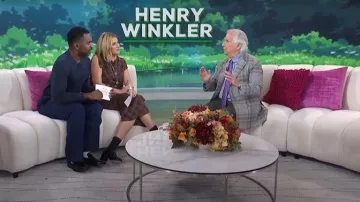 Veronica Beard Wynter Lug Sole Mule usado por Jenna Bush Hager como se ve en Today el 2 de octubre de 2025