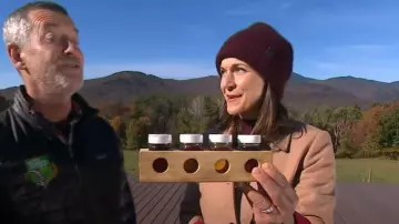 Abrigo de mezcla de lana Boden Durham usado por Maggie Rulli como se ve en Good Morning America el 2 de octubre de 2025