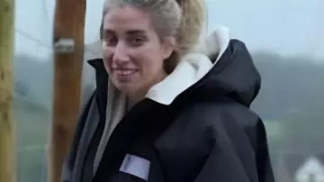 Stacey And Joe S2 Stacey Solomon Black Robe worn by Self (Stacey Solomon) in Stacey & Joe (S02)