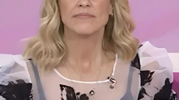 The Today Show Sheryl Crow Sheer Top usado por como se ve en Today