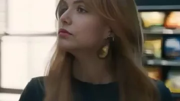 High Potential Black Graphic Tee worn by Morgan Gillory (Kaitlin Olson) as seen in High Potential (S02E03)