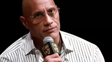 The Smashing Machine 2025 BAFTA Screening Dwayne Johnson Shirt worn by Mark Kerr (Dwayne Johnson) as seen in The Smashing Machine