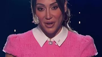 Vestido rosa Melissa Gorga Celebrity Weakest Link S01