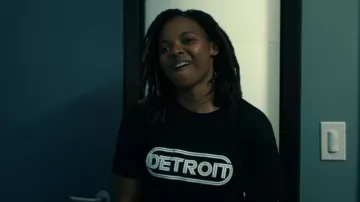 Detroit T-Shirt worn by Sister Sage (Susan Heyward) in Gen V (S02E06)