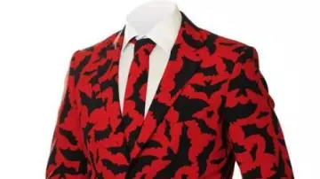 Halloween Bat Print Blazer Suit worn by Laurie Strode (Jamie Lee Curtis) as seen in Halloween