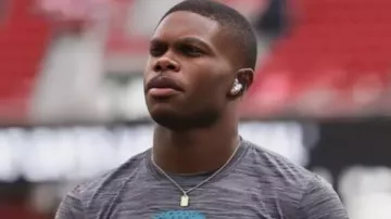 Jacksonville Jaguars T-Shirt worn by Travis Hunter in Every catch by Travis Hunter in debut game vs. Panthers | Week 1