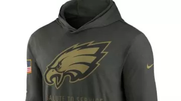 Philadelphia Eagles 2025 Salute To Service Sideline Hooded Pullover in How to Choose the Right Size NFL Jersey (Nike Edition)