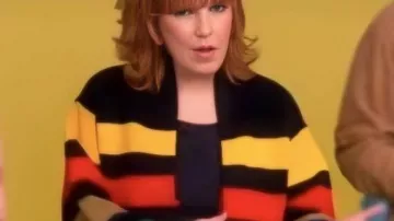 The View 2025 Chaqueta a rayas multicolor usada por (Joy Behar) como se ve en The View