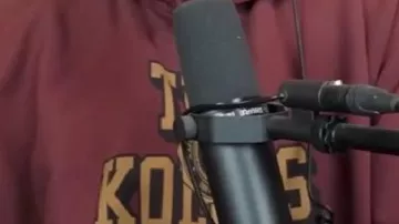 Maroon Graphic Hoodie worn by Travis Kelce in Travis is Feeling 2-2, Eagles 4-0 Frustrations, Coach Fights and Jason's Ireland Adventure | Ep 157