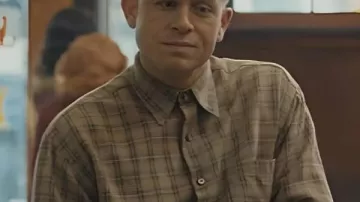 Monster S3 Charlie Hunnam Check Shirt worn by (Charlie Hunnam) in Cracow Monsters