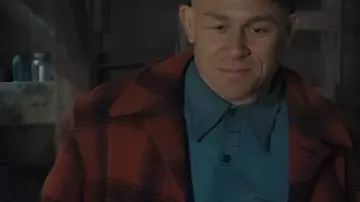 Monster S3 Charlie Hunnam Plaid Coat worn by (Charlie Hunnam) in Cracow Monsters