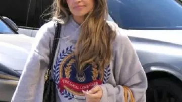 Danielle Fishel Dancing With The Stars Rehearsals Sweatshirt
