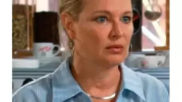 La joven y la inquieta Camisa de rayas azules Sharon Case