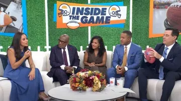 Vestido midi Shivon de Tanya Taylor usado por Kaylee Hartung como se ve en Today el 6 de octubre de 2025
