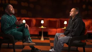 Nike Air Jordan 4 Retro Basketball Shoes worn by Speedy Morman as seen in Today on October 6, 2025