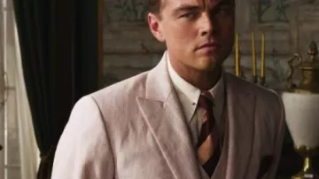 The Great Gatsby Leonardo DiCaprio Suit worn by Jay Gatsby (Leonardo DiCaprio) in The Great Gatsby