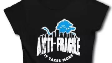 T-shirt anti-fragile des Lions de Détroit