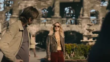 Jeans de cordón recto originales de Rolla usados por Cleo Montague (Bella Heathcote) como se ve en Tulsa King (S03E02)