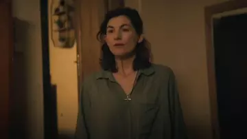 NadinArtDesign Whale Tail Pendant Necklace worn by Sam (Jodie Whittaker) as seen in Frauds (S01E01)
