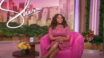 Ganni Sparkle Knit Polo Minidress worn by Sherri Shepherd as seen in Sherri on October 6, 2025