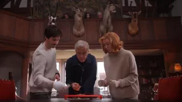 P.A.R.O.S.H. Wood Sweater worn by Camila White (Renée Zellweger) as seen in Only Murders in the Building (S05E07)