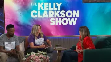 Stella McCartney Wool Double-breasted Blazer worn by Kelly Clarkson as seen in The Kelly Clarkson Show on October 6, 2025