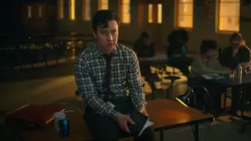 J. Crew Men’s Plaid Shirt worn by Evan Marquez (Brian Jordan Alvarez) as seen in English Teacher (S02E01)