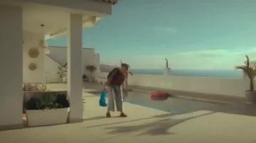 Birkenstock Arizona Birko-Flor Dark Brown worn by Bert (Suranne Jones) as seen in Frauds (S01E02)