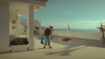 Birkenstock Arizona Birko-Flor Dark Brown worn by Bert (Suranne Jones) as seen in Frauds (S01E02)