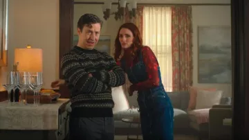 Rails Malibu Dress worn by Gwen Sanders (Stephanie Koenig) as seen in English Teacher (S02E03)