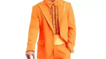 Costume orange d’Halloween porté par Loomis (Donald Pleasence) comme on le voit à Halloween