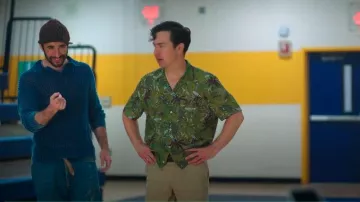 Diesel K Squared Polo Sweater worn by Malcolm (Jordan Firstman) as seen in English Teacher (S02E07)