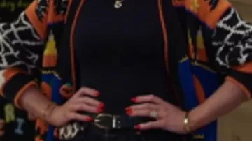 Halloween Cardigan worn by (Giada Russo) in Wizards Beyond Waverly Place
