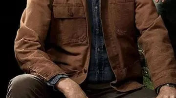 Sam Neill Jurassic World Dominion Brown Cotton Jacket of Alan Grant (Sam Neill) in Jurassic World Dominion