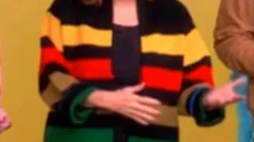 Veste rayée multicolore portée par Self - Co-Host (Joy Behar) comme on le voit dans The View (S28)