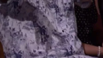 Blue Graphics Shorts Set worn by (Jon Hamm) in Saturday Night Live: The Best of Chris Farley