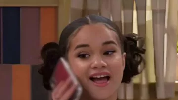 Wizards Beyond Waverly Place Halloween Sweater worn by (Billie Neal) as seen in Wizards Beyond Waverly Place (S01E05)