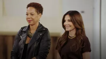 Sam Edelman Belted Moto Jacket worn by Nina Compton as seen in Top Chef (S22E08)