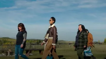 Aritzia The Effortless Pant™ worn by Kristen Kish as seen in Top Chef (S22E12)