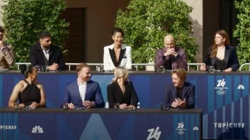 Retrofete Sloan Tuxedo Jacket worn by Kristen Kish as seen in Top Chef (S22E13)