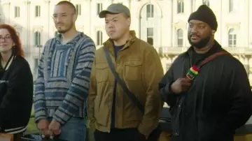 Levi’s Stretch Twill Jacket worn by Shuai Wang as seen in Top Chef (S22E13)