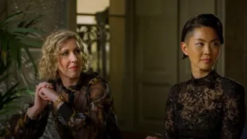 Nadine Merabi Joanna Black Jumpsuit worn by Kristen Kish as seen in Top Chef (S22E14)