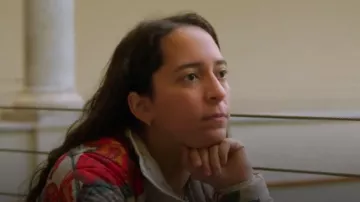 Columbia Powder Lite Insulated Anorak worn by Paula Endara as seen in Top Chef (S22E14)