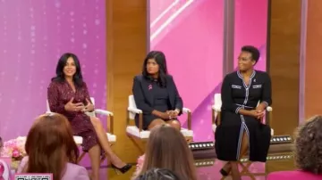 Great Jones Animal Printed Sheath Dress worn by Tara Narula as seen in Good Morning America on October 3, 2025