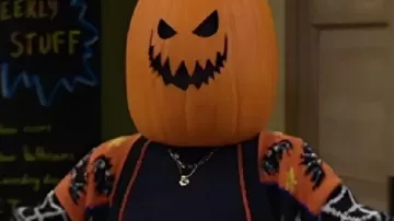 Mimi Gianopulos Wizards Beyond Waverly Place S02 Halloween Cardigan worn by Giada Russo (Mimi Gianopulos) as seen in Wizards Beyond Waverly Place