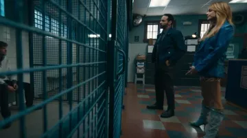 Jeffrey Campbell Toxic Boots worn by Morgan Gillory (Kaitlin Olson) as seen in High Potential (S02E04)